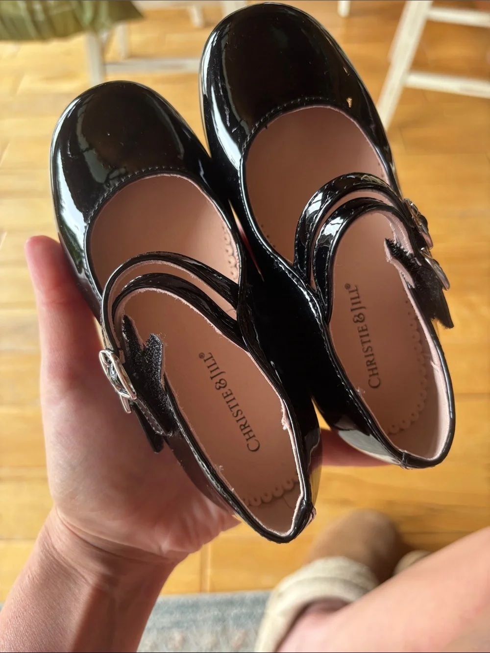 Girls' Black Patent Mary Jane Shoes